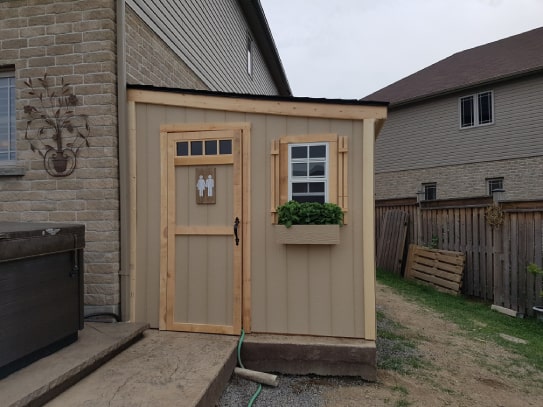 Custom Wooden Algonquin Style Shed