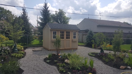 Custom Wooden Haliburton Cottage Shed