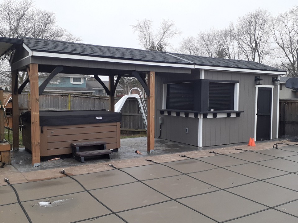 Pool shed 2